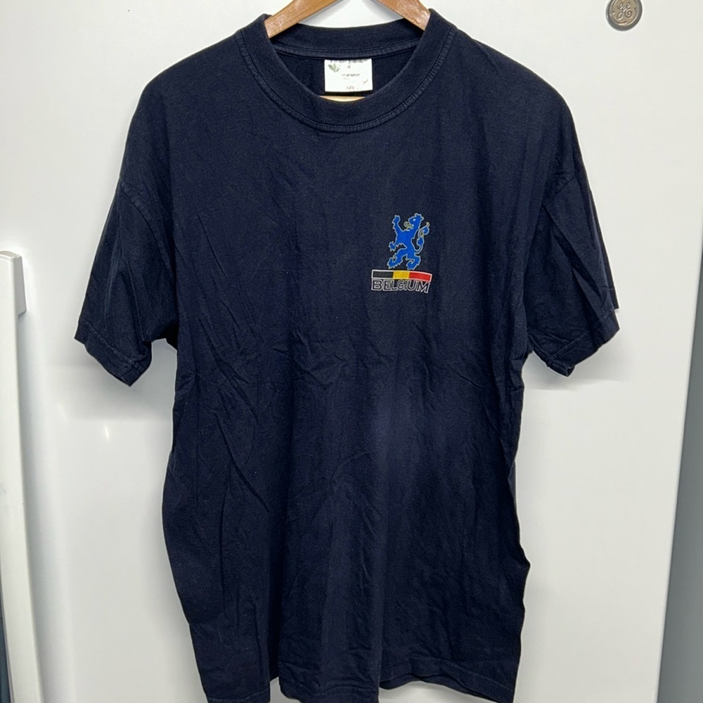 Belgium Blue Short Sleeve T-shirt- XXL‎